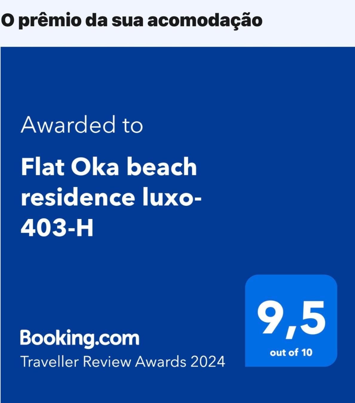 Flat Oka Beach Residence Luxo Порту-де-Галиньяш Экстерьер фото
